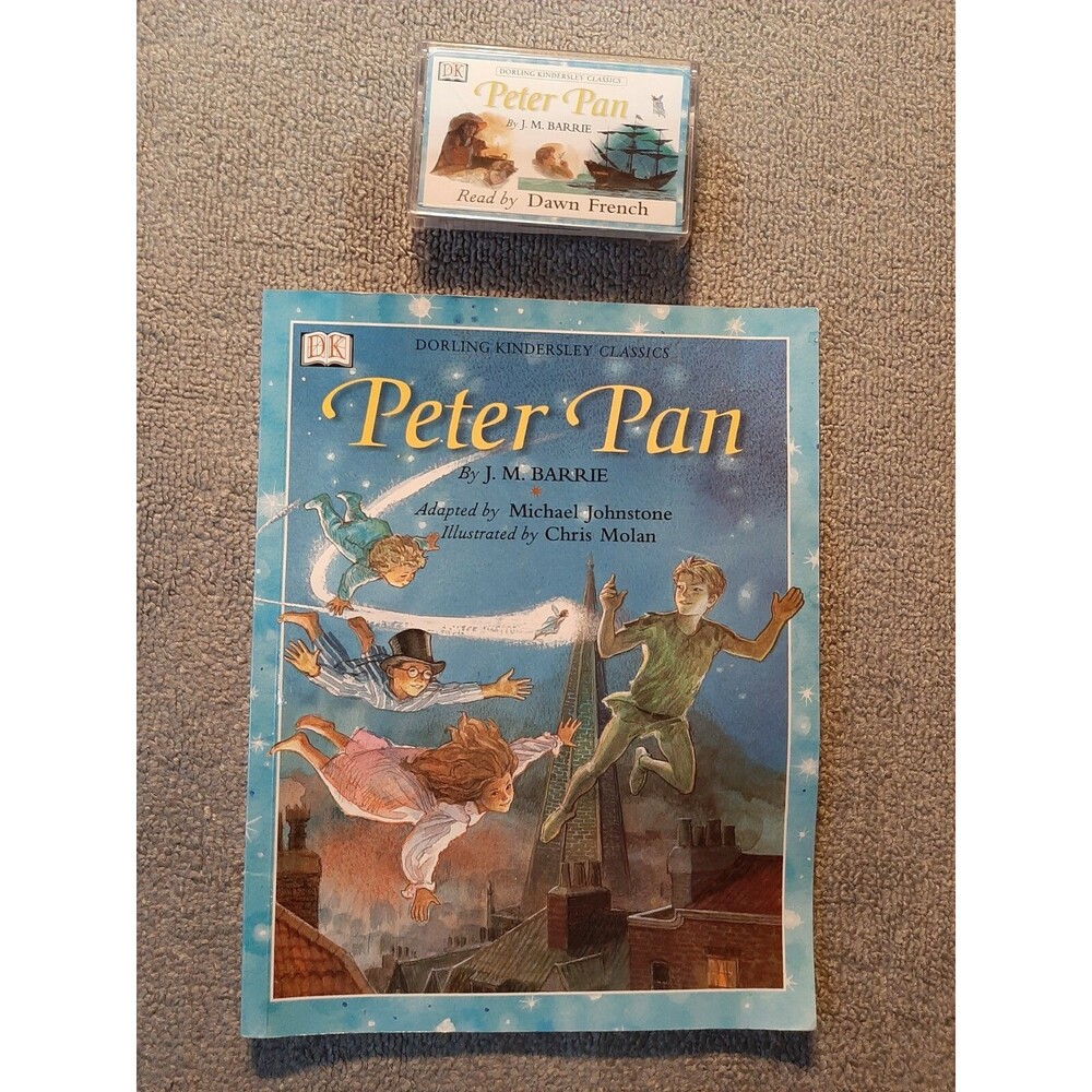 Peter Pan Peterpan Cassett Tape Audio Book JM Barrie